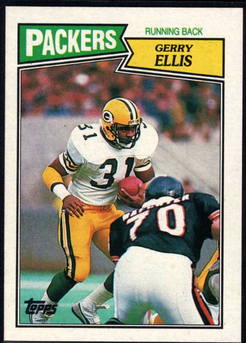 Football NFL 1987 Topps #353 Gerry Ellis NM-MT+ Packers