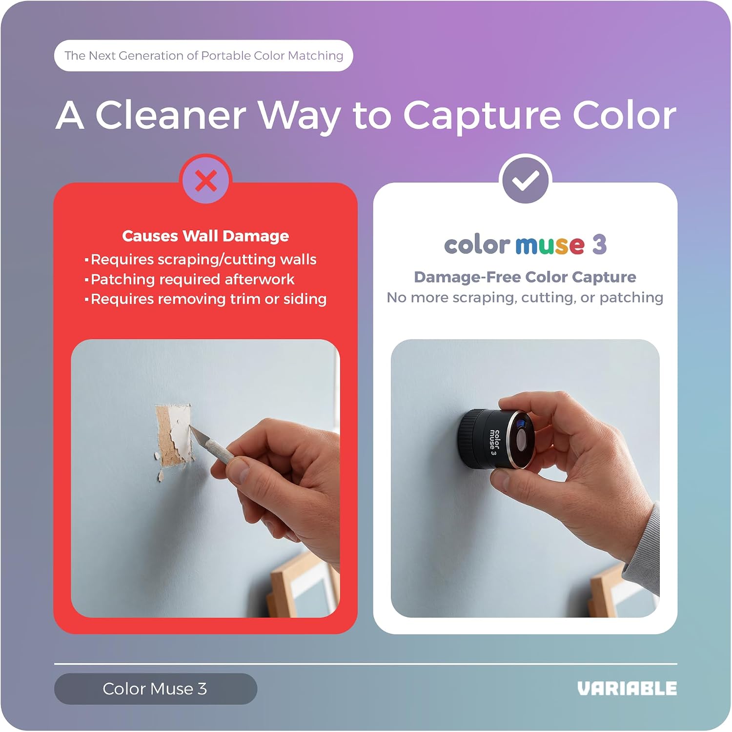 COLOR MUSE 3 with 1-Year App Subscription – Paint Color Matching Device