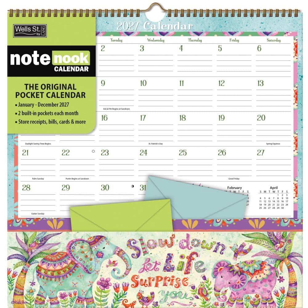 Lang Brands, LLC, Simple Inspirations 2027 Note Nook by Debi Hron