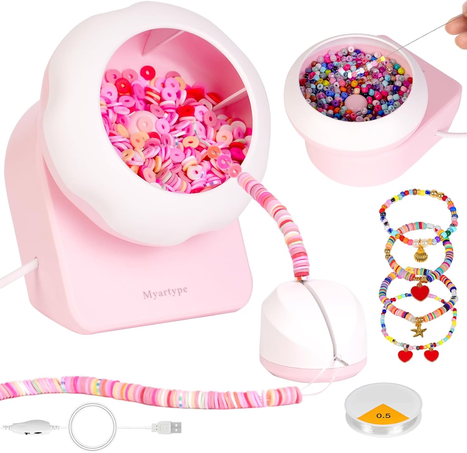 Myartype 2-in-1 Electric Bead Spinner