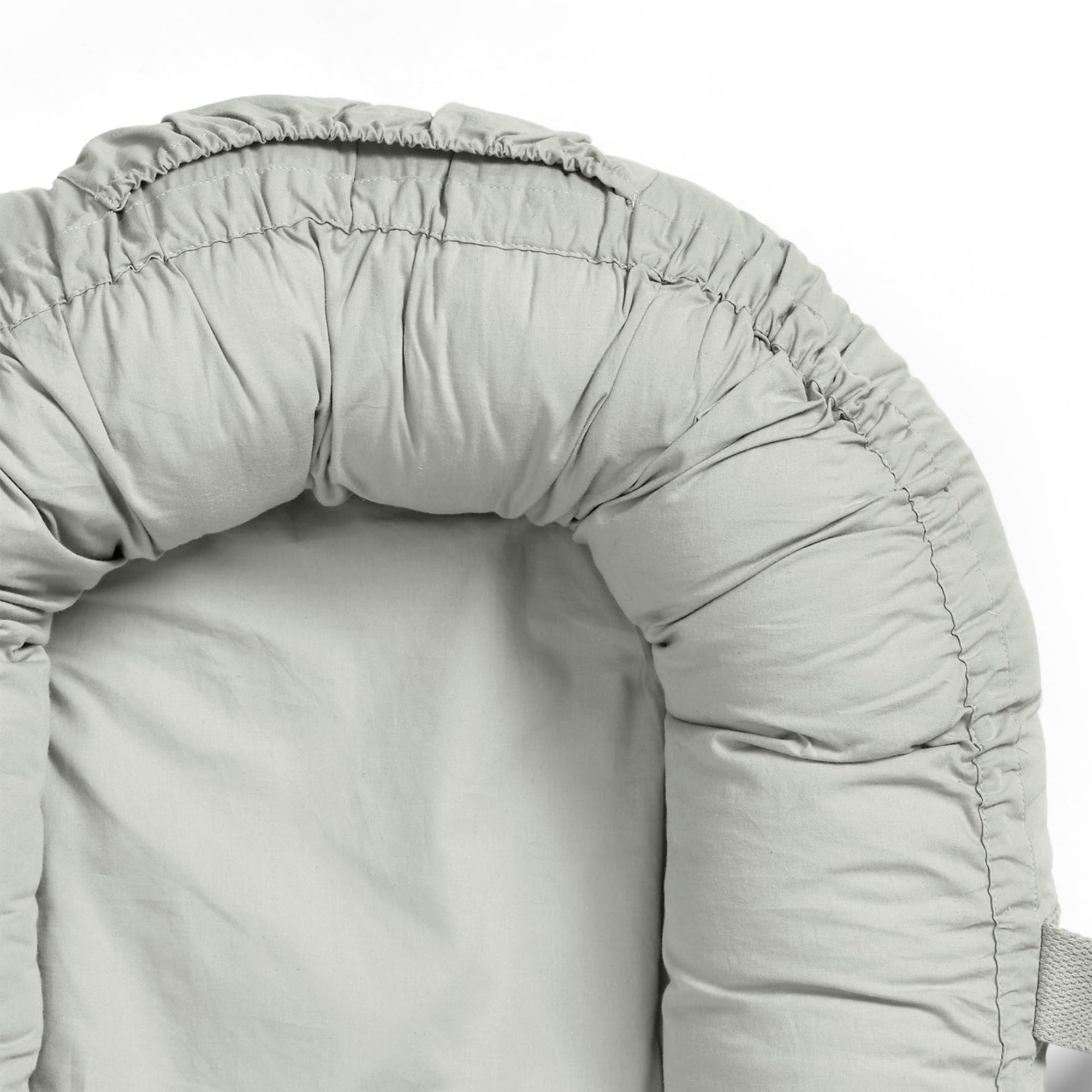 Elodie Details Babynest Kuschelnest Tragbare Babynestchen Neugeborene Kokon für Babys und Säuglinge, Waschbare Reisebett Baby Nestchen 100% Baumwoll 78x45 cm – Mineral Green