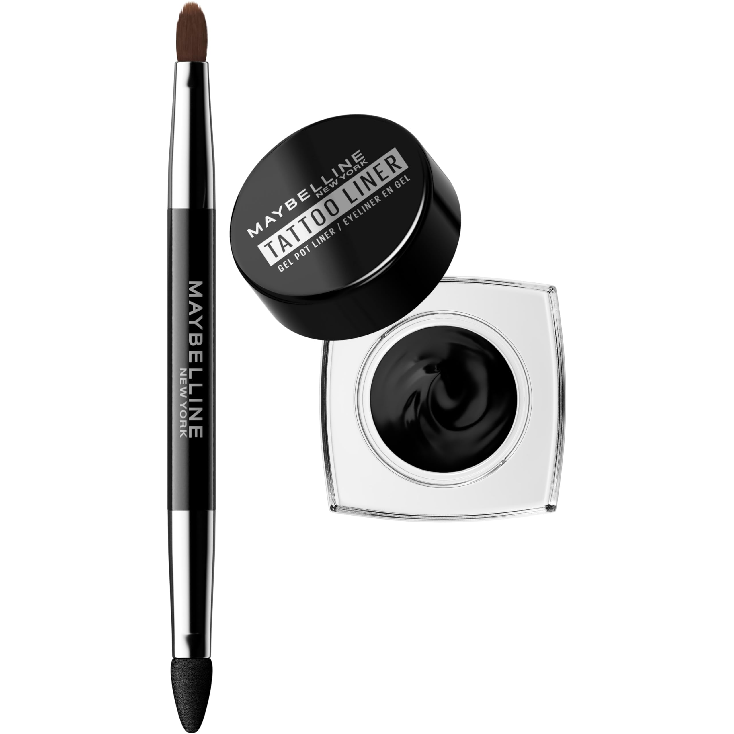 Maybelline Tattoo Liner Gel Eyeliner 01 Black, 950 Blackest Black, 3 g (Pack of 1)