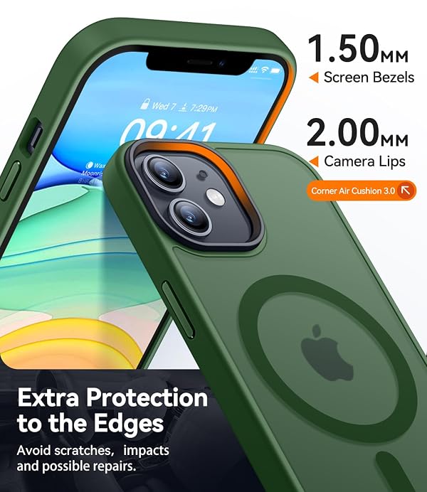 CANSHN Magnetic Shockproof for iPhone 11, Deep Green by CANSHN - Used condition - Image 5