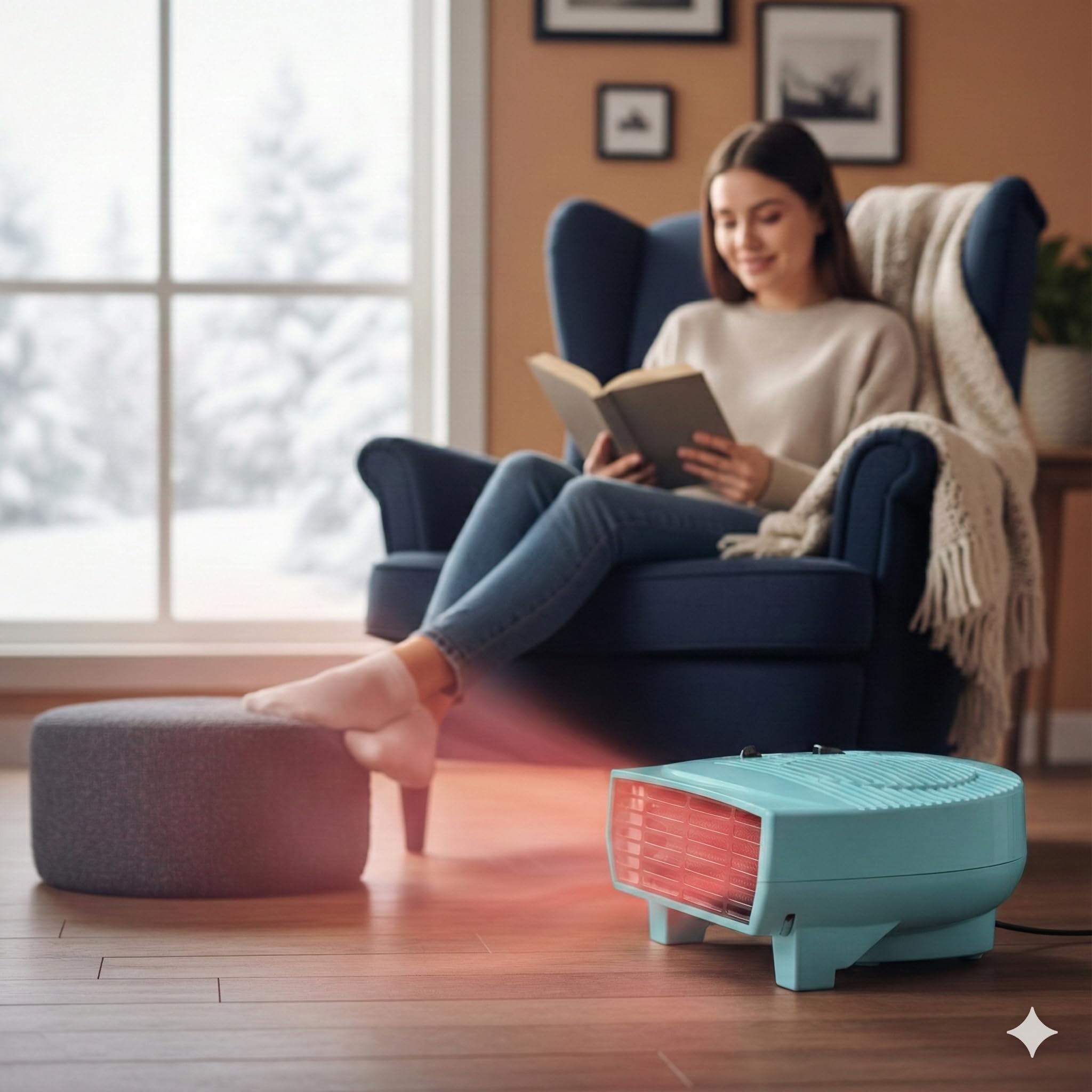 Airpol Fan Heater - Powerful Room Warmer -4