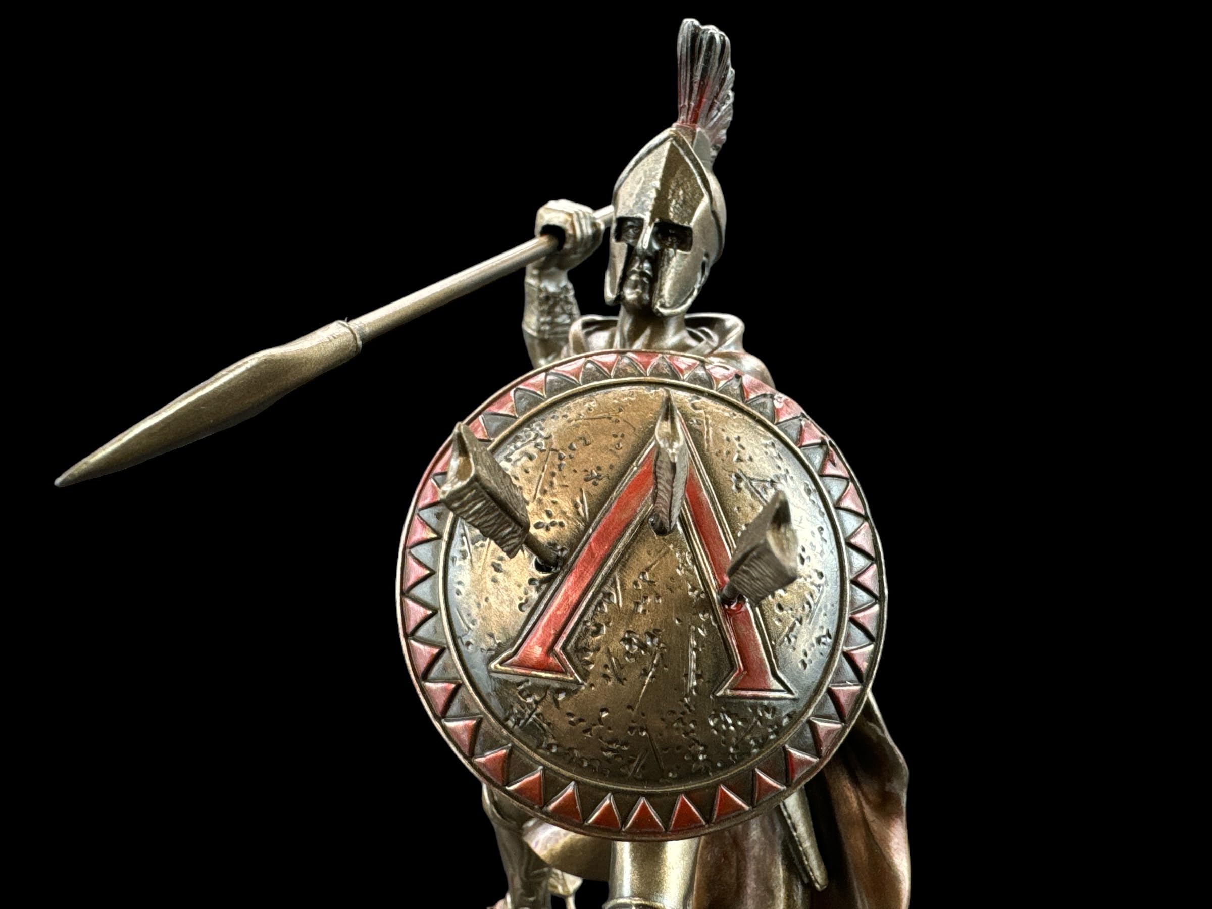 57 SPECIAL REPLICAS Rzeźba dekoracyjna Leonidas – King von Sparty, figurka z brązu jako prezent do salonu, dekoracja figurki, dekoracja
