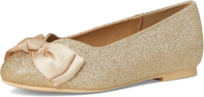 Обувь Janie and Jack Gold Bow Flats (Toddler/Little Kid/Big Kid) — фото 4