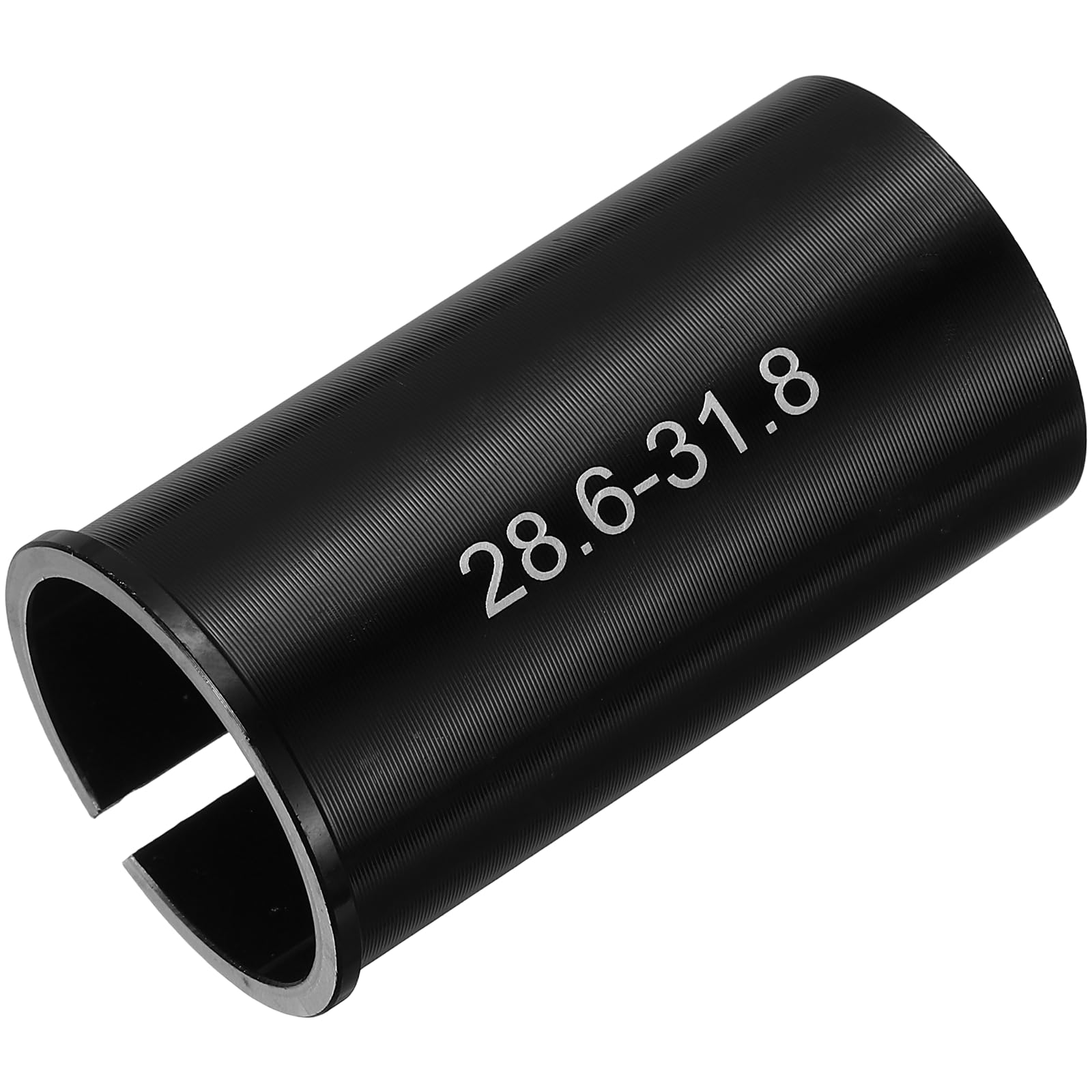 YELARXI Bicycle Seat Post Adapter Shim, 28.6 to 31.8 mm & Alloy & Black & 1 Pack Bike Seat Tube Seat Post-Fitting for (Outdoor/Mountain/Road/City Bike/Electric Bicycle)