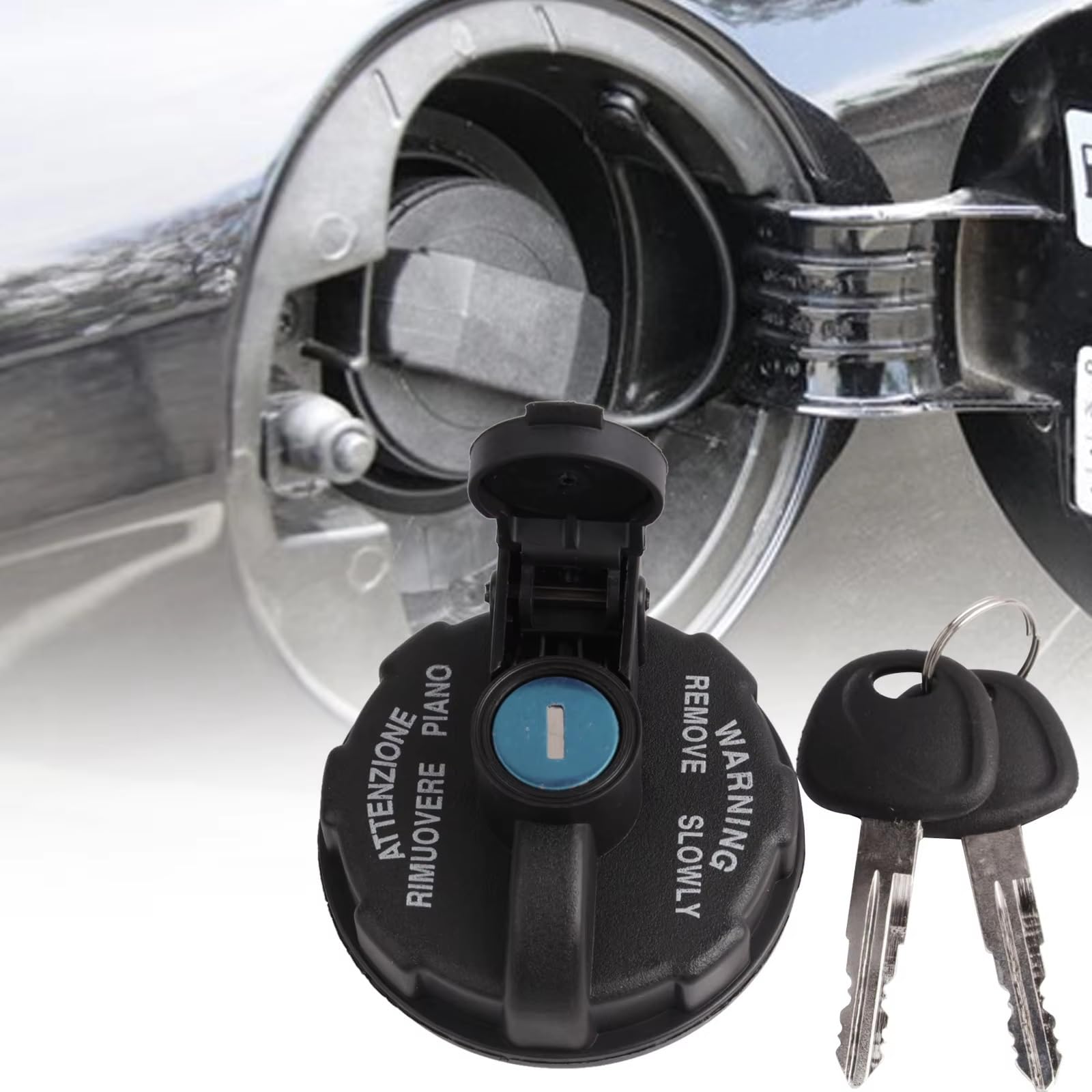 Tappo del Serbatoio di Ricambio Compatibile con Serratura Veicoli Ricambi Auto Universale Automobile Ricambio Portatile