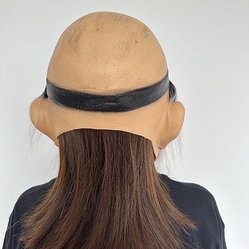 Miniatura 3 de Máscara de látex para abuelo y anciano de Halloween, máscara aterradora de látex, perfecta para cosplay, fiestas y bromas