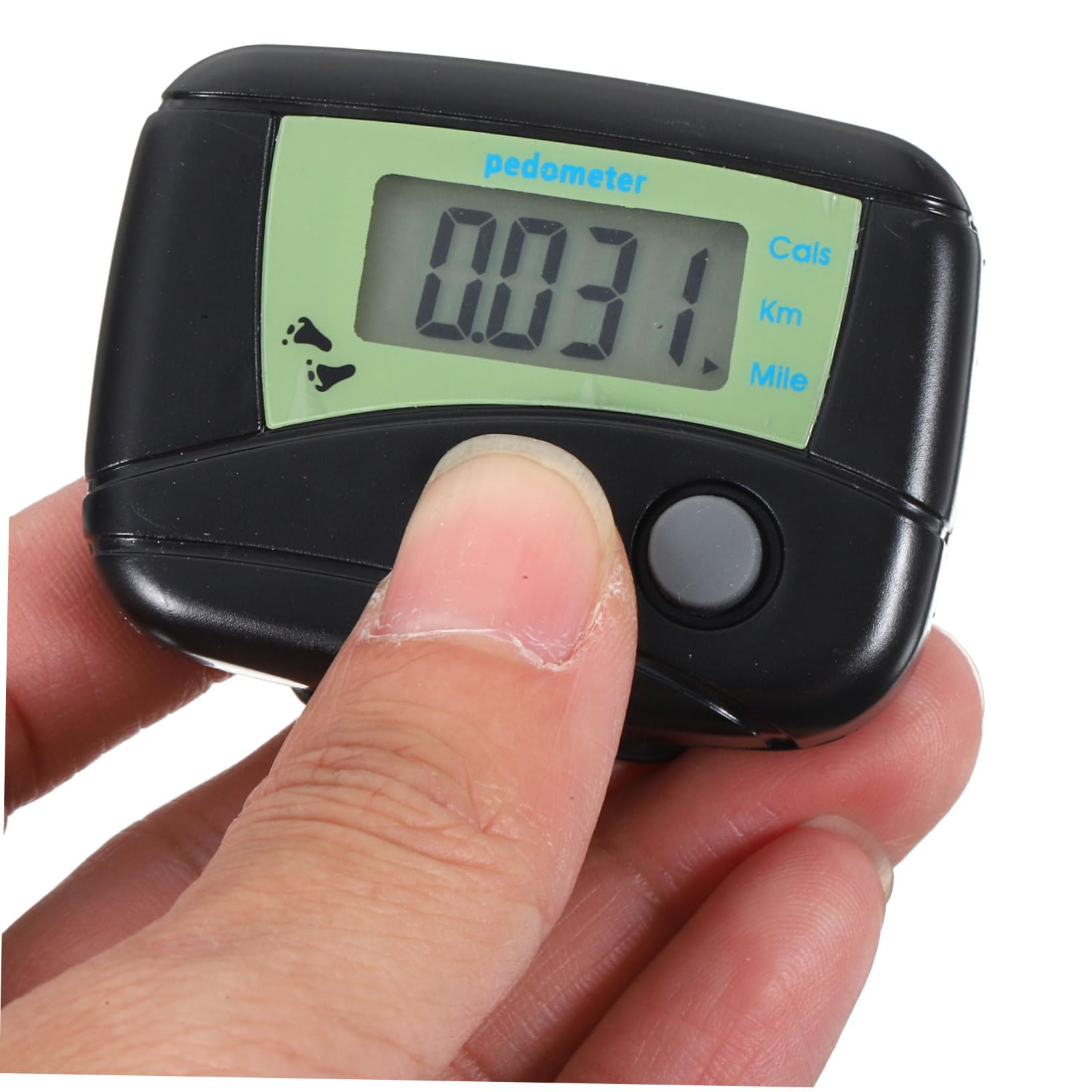 10 Pièces Compteur De Distance à Pied Podomètre pour Marcher Compteur De Pas Numérique EUR De Pas Podomètre Clip sur EUR De Calories Black