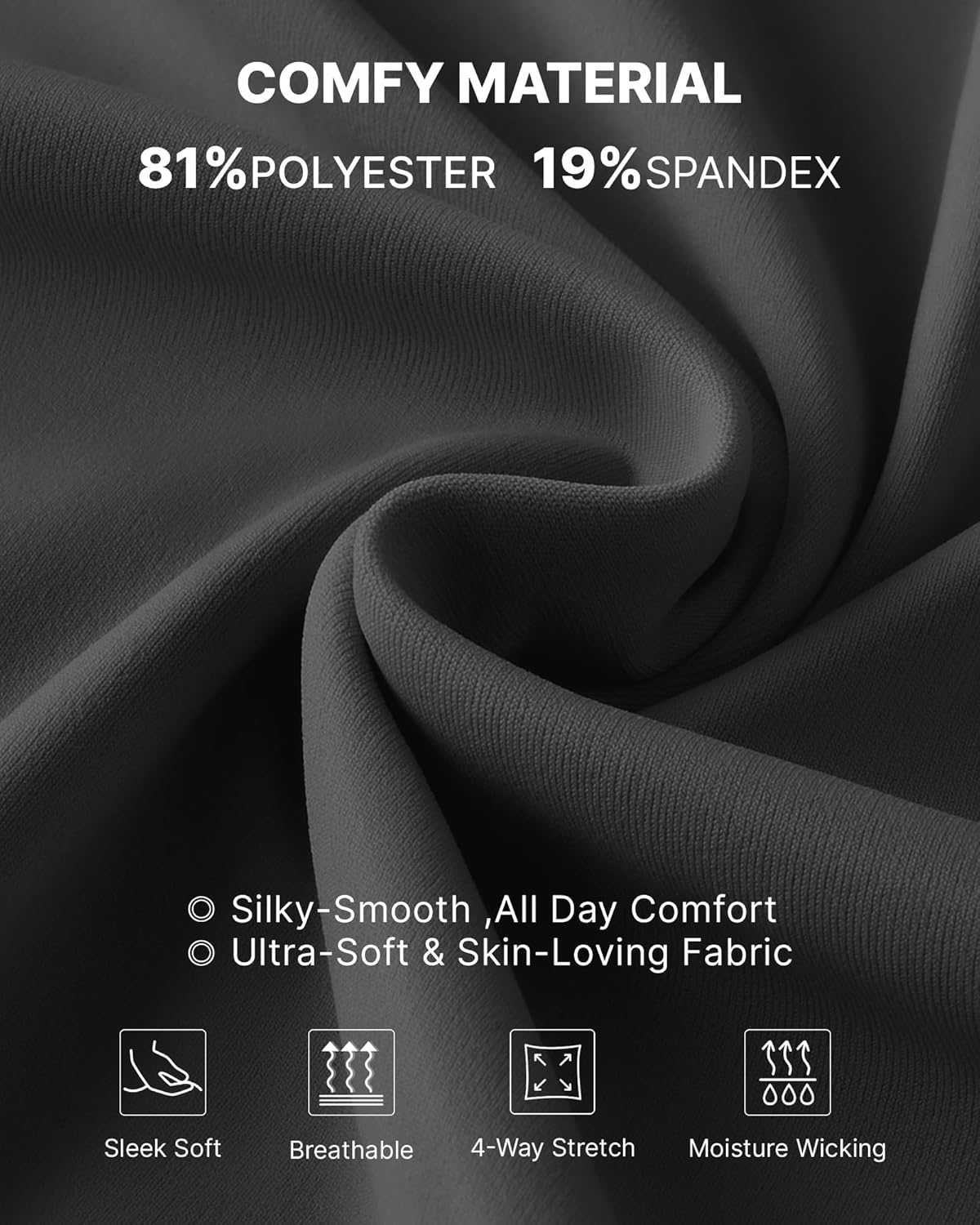 G4Free EverGoing Wide Leg Cargo Pants Women with 4 Pockets High Waisted Yoga Pants Stretch Casual Trousers - Image 3