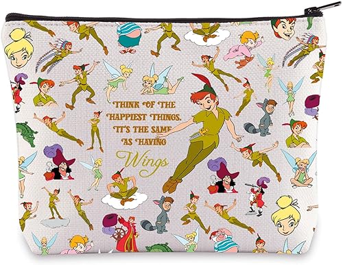 Miniatura 8 de WZMPA Bolsa de cosméticos de película de dibujos animados, regalo para fanáticos de cuentos de hadas, piensa en las cosas más felices, es lo mismo