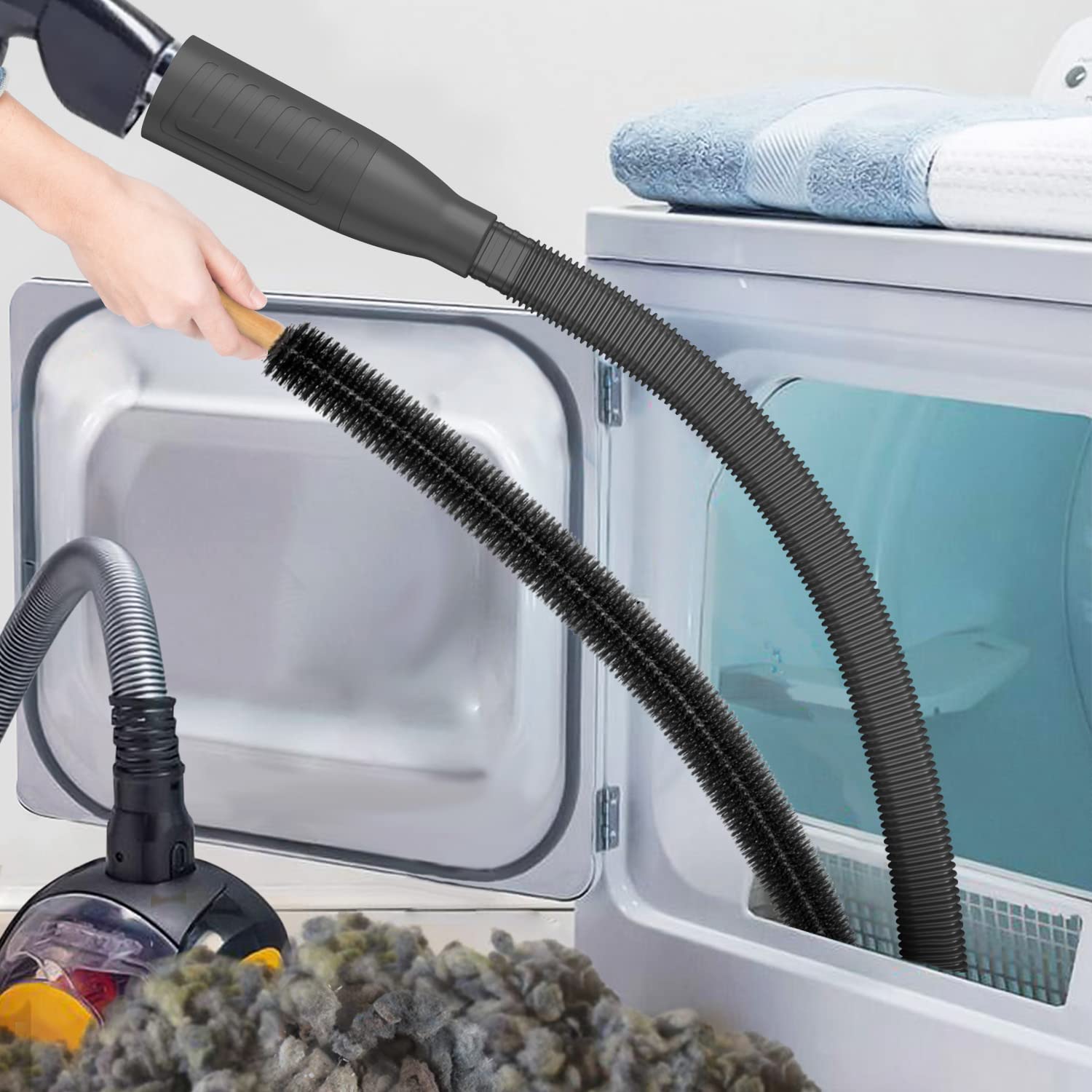 attachment for dryer vent