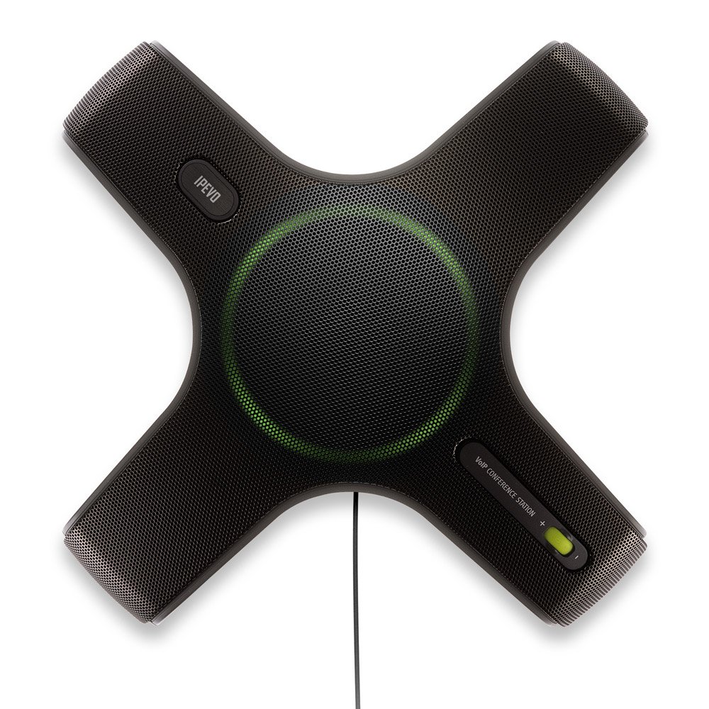 IPEVO WEB会議スピーカーフォン (CDCA-01IP) X1-N6/BK 高音質かつiOSデバイスでも使用可能な新型Web会議スピーカー