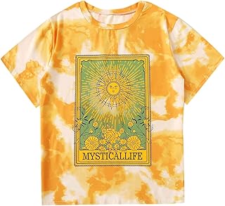 Graphic tee with yellow Clearance