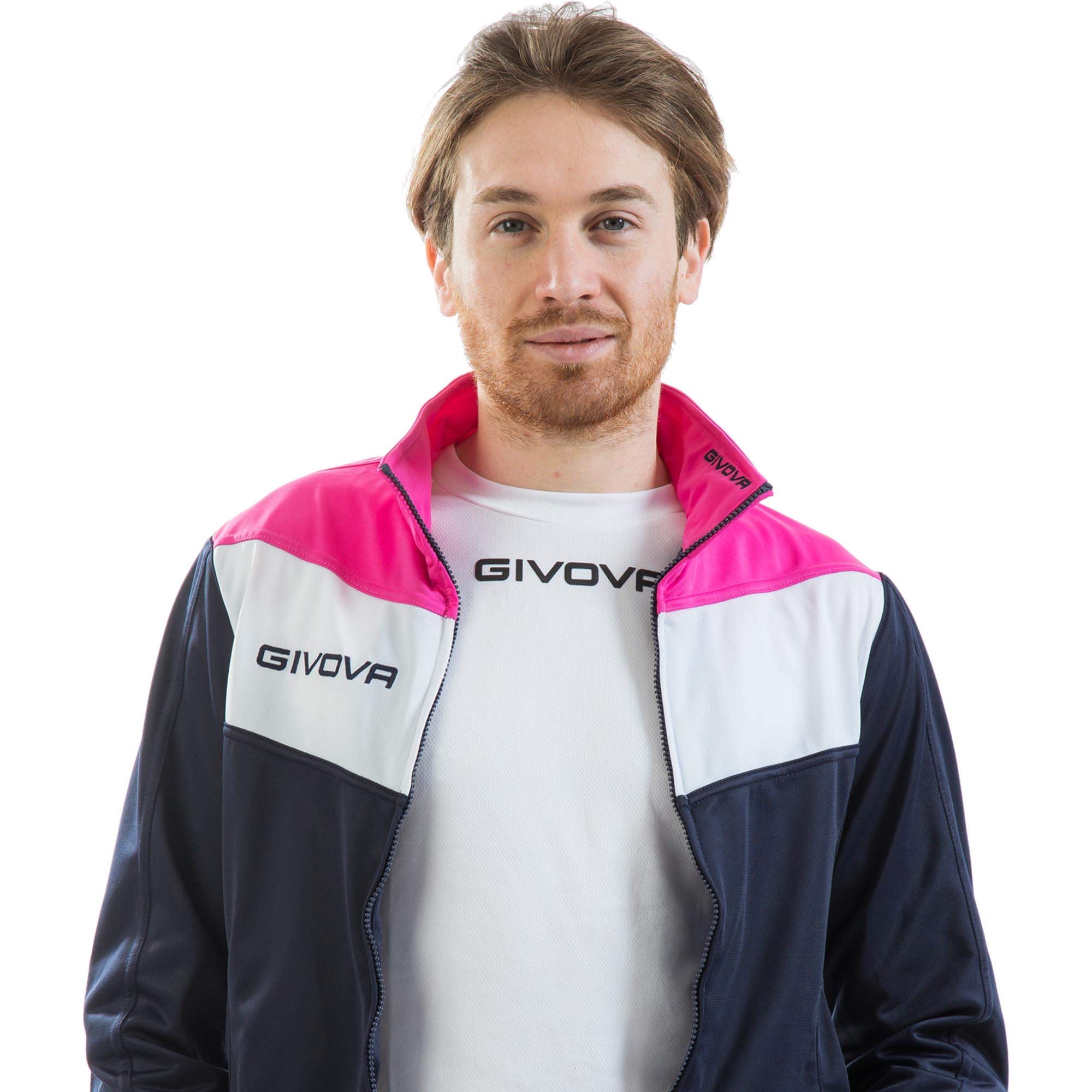 Givova Unisex Blau/Fuxia Fluo Anzug Spielfeld Fluo, M