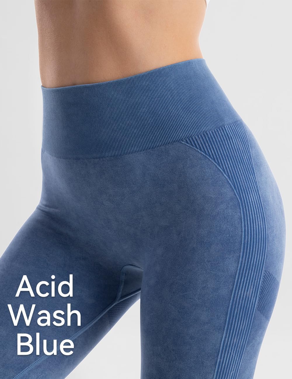 Women's High Waist Workout Legging Seamless Scrunch Active Pants - Image 6