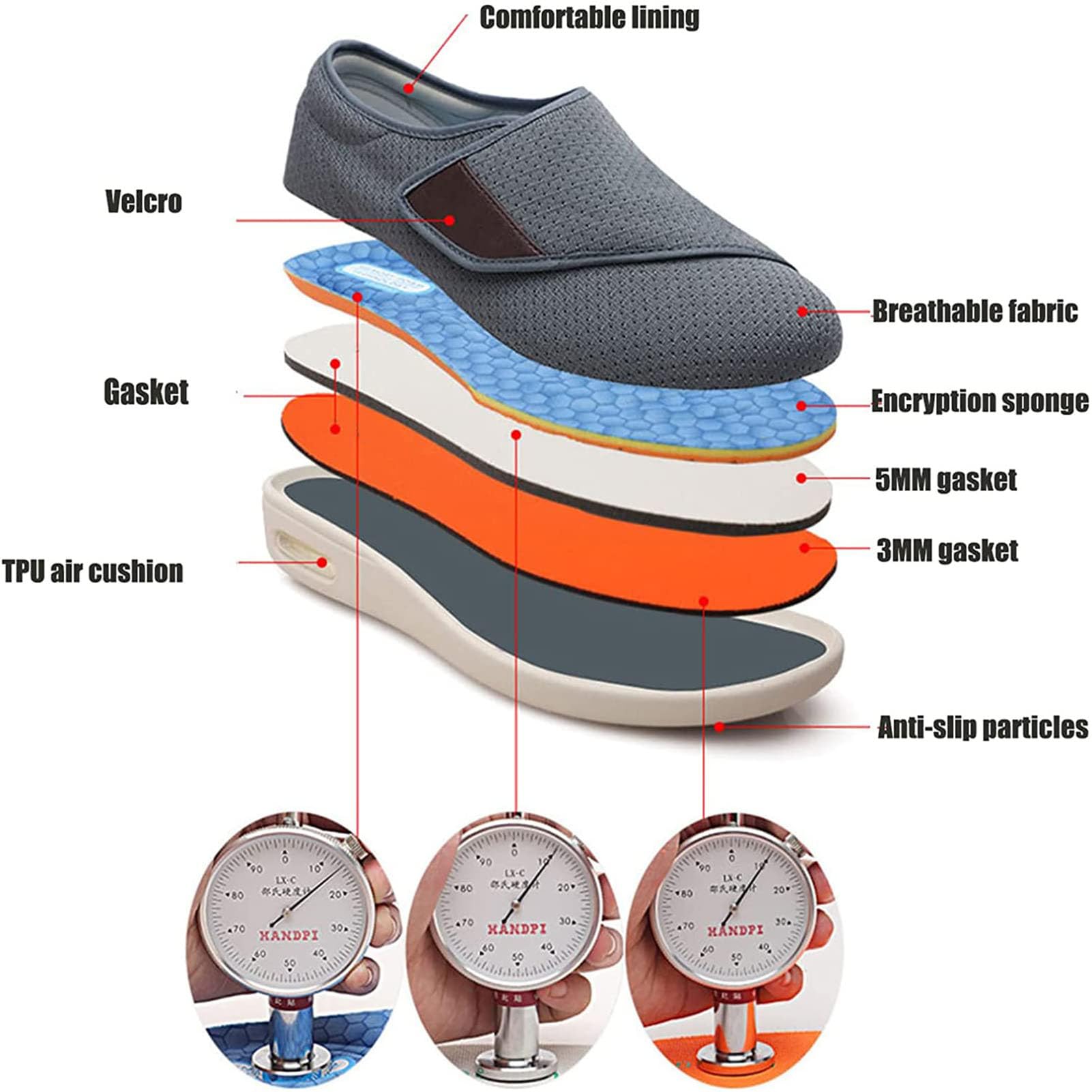 Calzini Delicati Black White Calze Diabetiche Morbide Per Uomo - Non Elastiche, Delicate, In Pacchi Da 3, 6 O 12 Paia Confezione Calzini 3-12 Paia - Foto 6