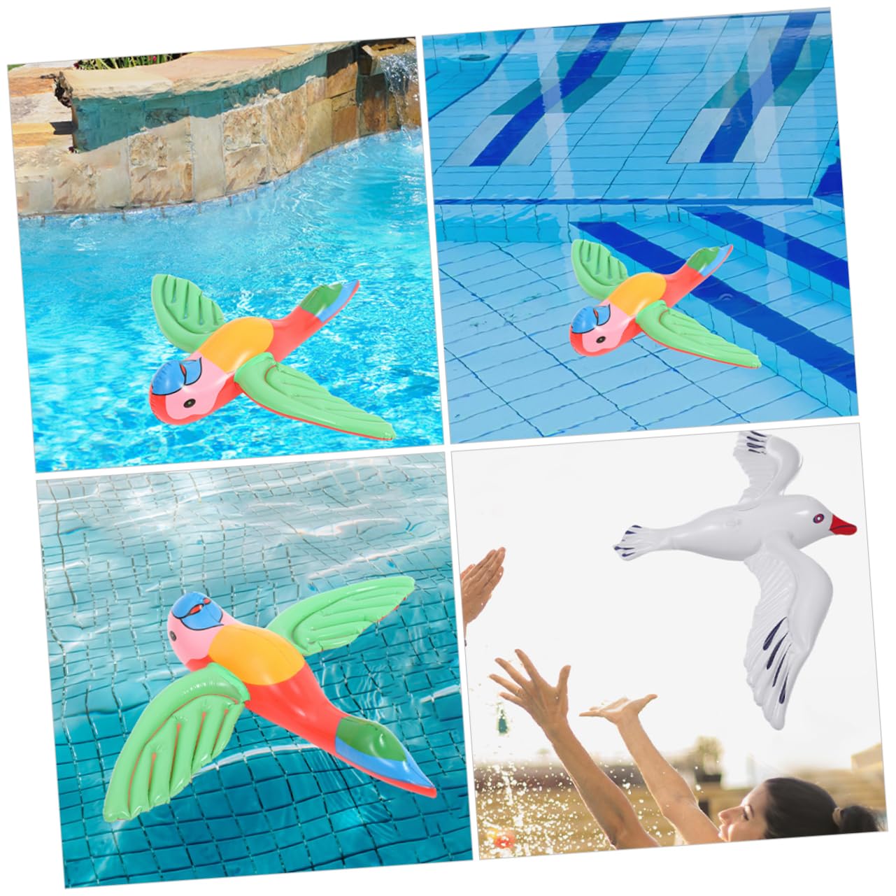 Abaodam Inflatable Seagull Water Balloon Pc Pool Beach Toys for Decorations Fun