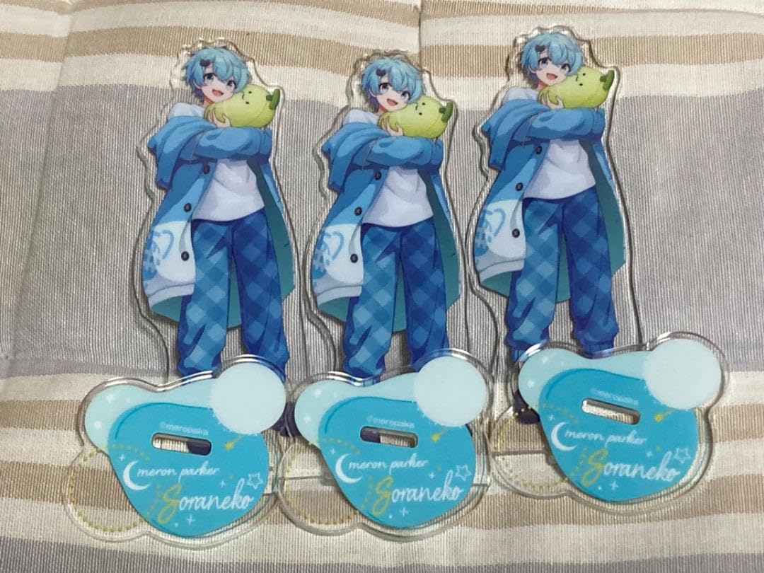 Amazon.co.jp: めろんぱーかー そらねこ アクリルスタンド : 文房具