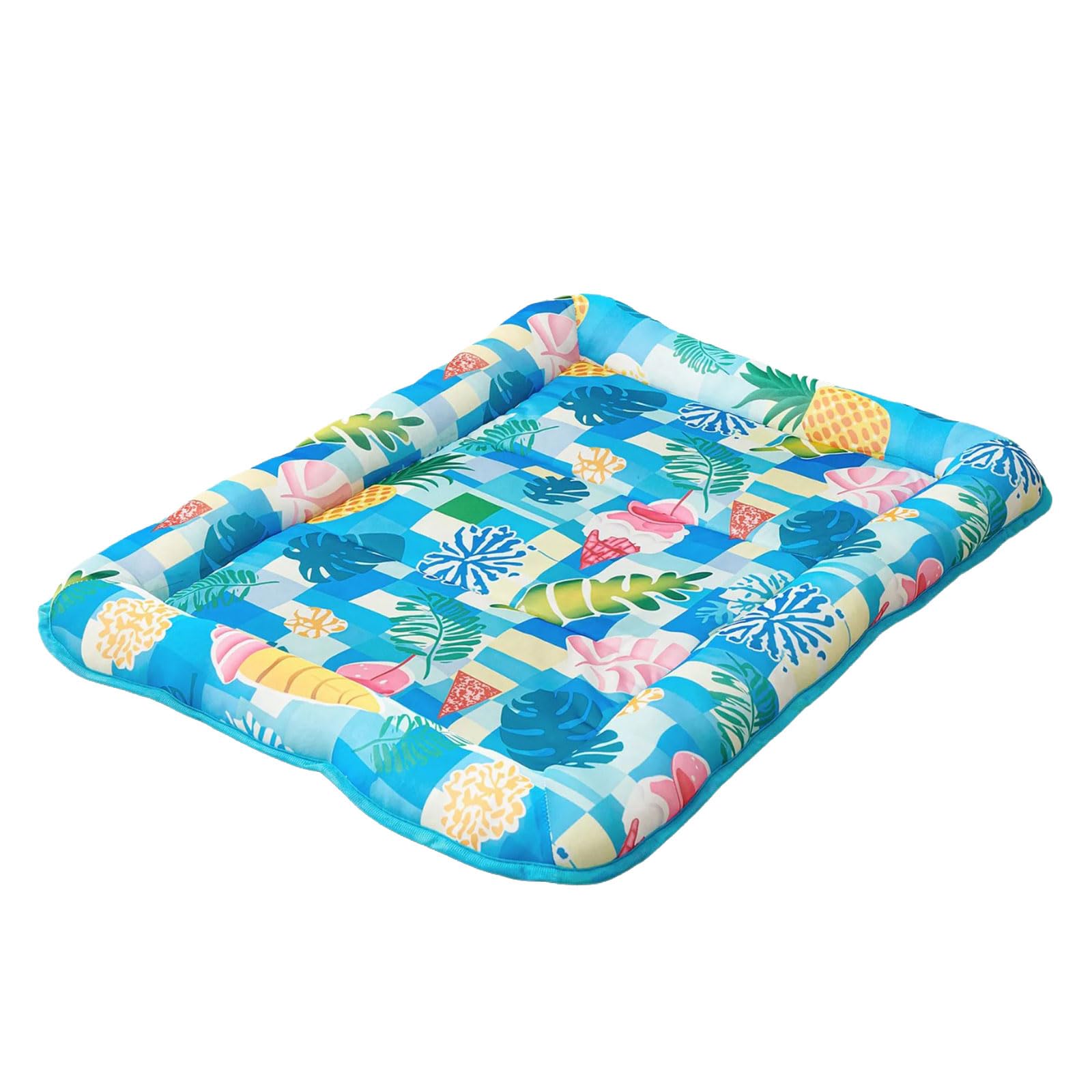 Coussin doux pour chats pliable et thermorégulateur pour été serein