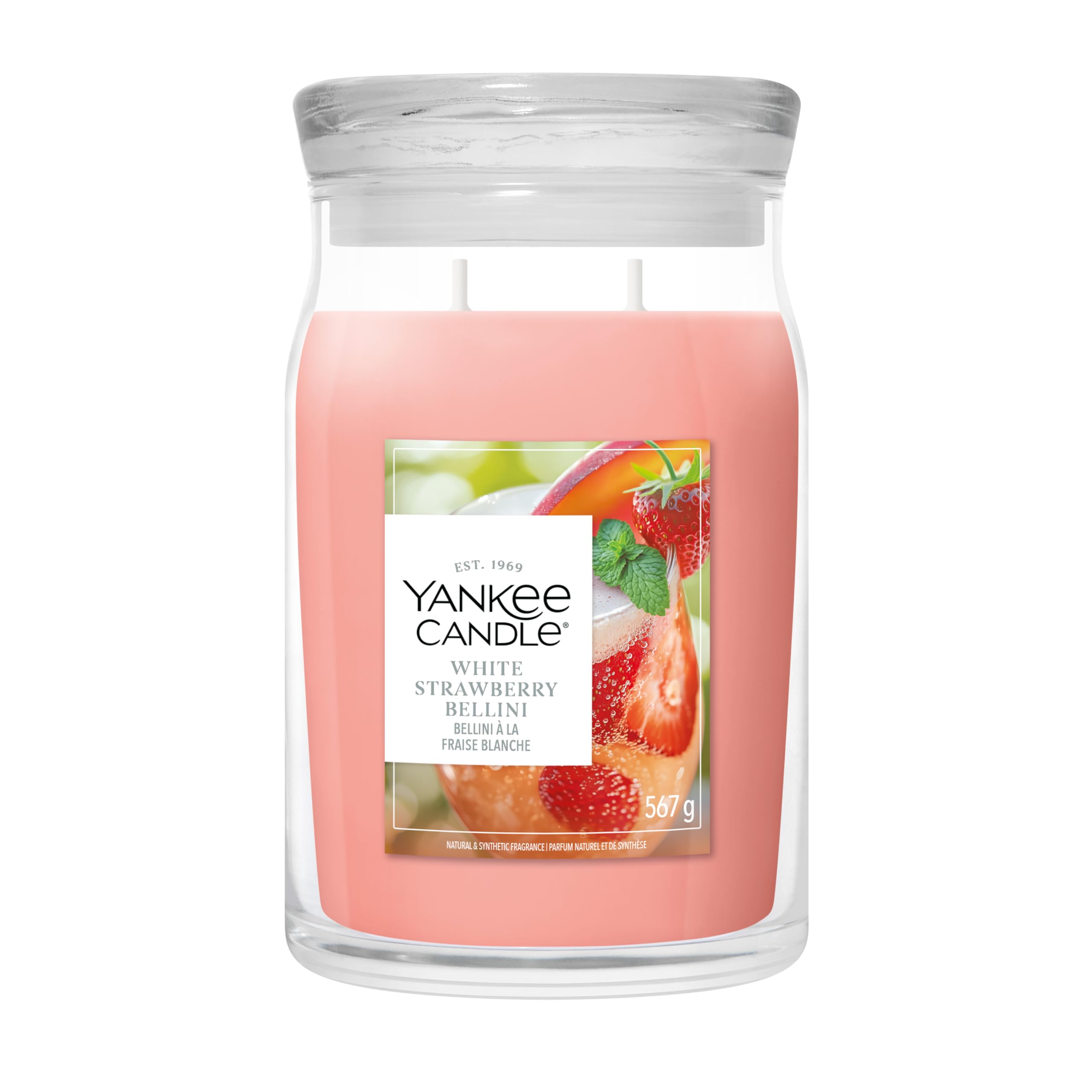 Yankee Candle White Strawberry Bellini Large Jar