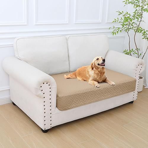 Miniatura 52 de hyha Manta impermeable para perros, funda suave para cama de perro, mantas para mascotas, funda impermeable para sofá y sillón para perros lavable,