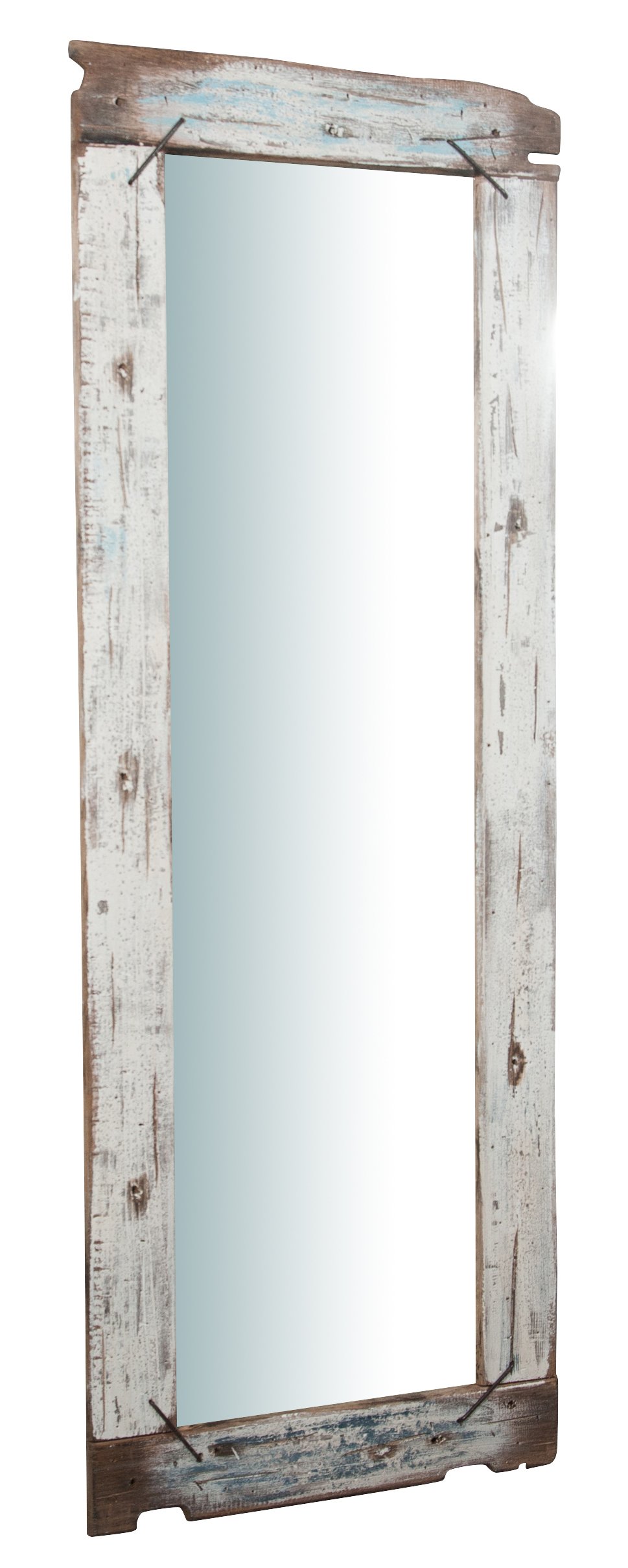 Biscottini Espejo Grande Pared Cuerpo Entero 180x3x66 cm Made in Italy | Espejo Pared Cuerpo Entero en Madera | Espejo Largo Pared y de pie
