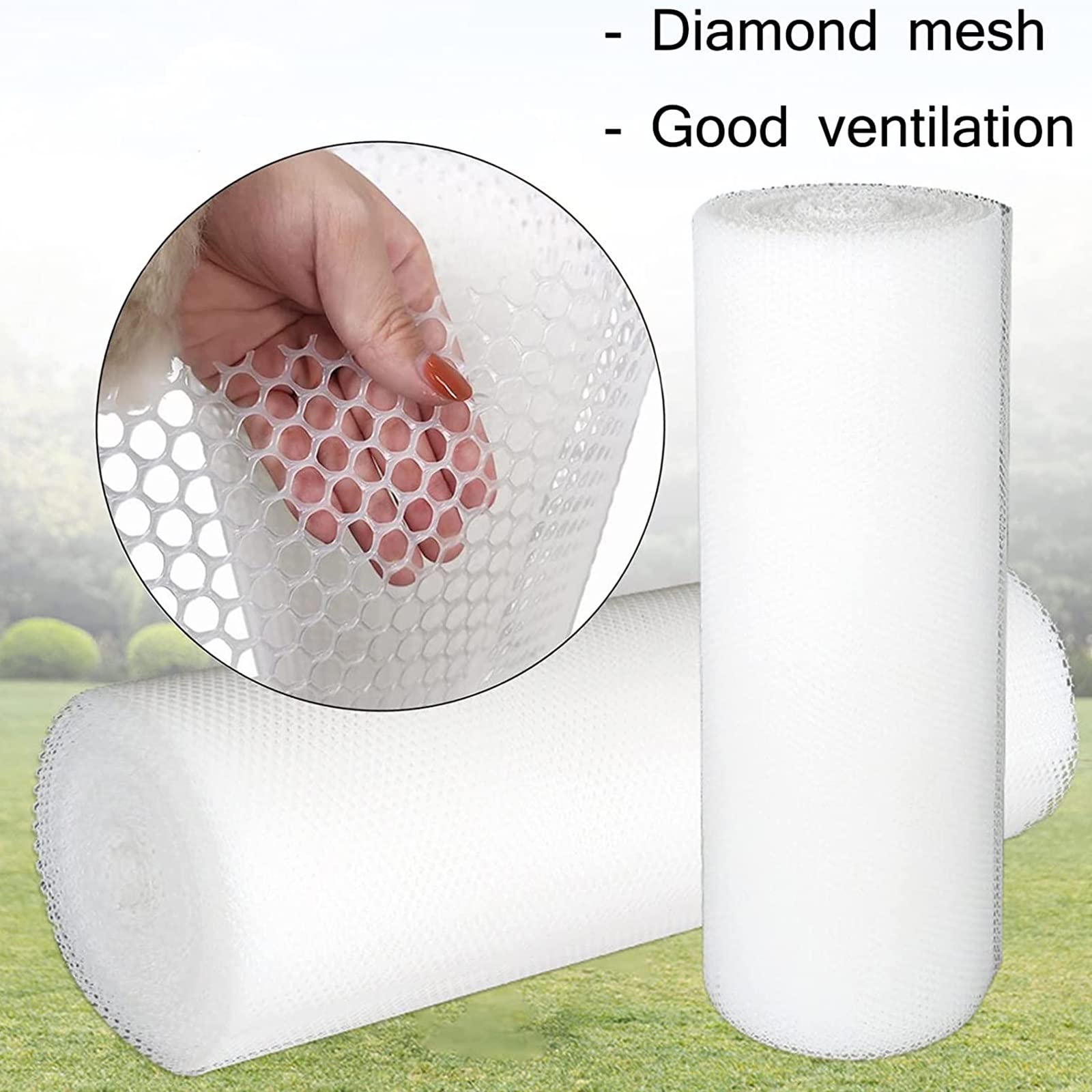 Katzennetz für Balkon, Treppenschutz, Treppen Schutznetz, Sicherheitsnetz für Kinder mit Befestigungsset, Kann Geschnitten Werden, Vogelschutznetz(Mesh 1.8mm,1.5m x 4m)