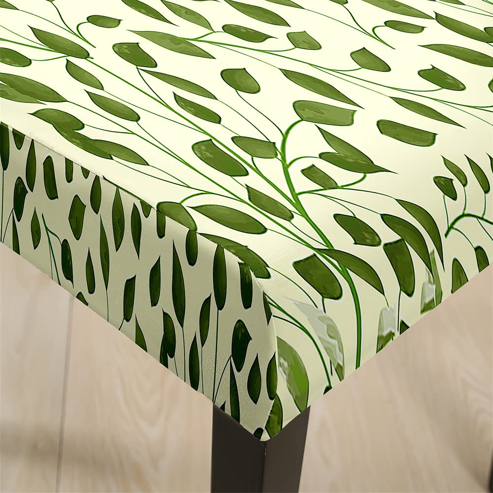 Coprisedie Elasticizzati 3D Foglia Verde - Set Da 6, Lavabili, Per Cucina E Soggiorno - Foto 9