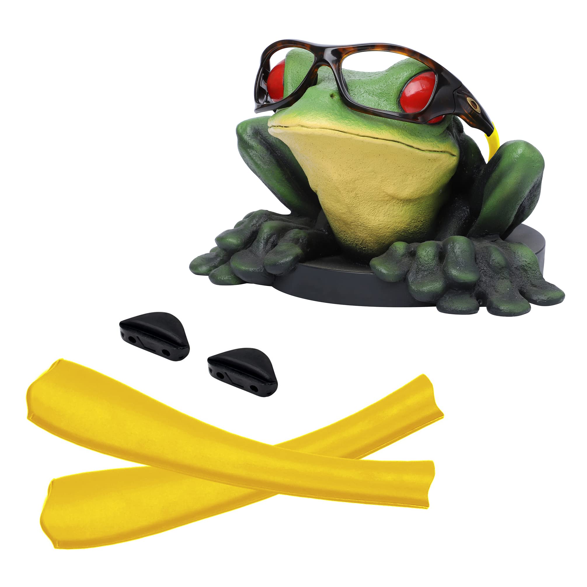 Acefrog AR Coated Polarized Replacement Lenses/Earsocks Nose Piece for Oakley Pit Bull/Pit Bull Asian Fit (AF) Sunglasses