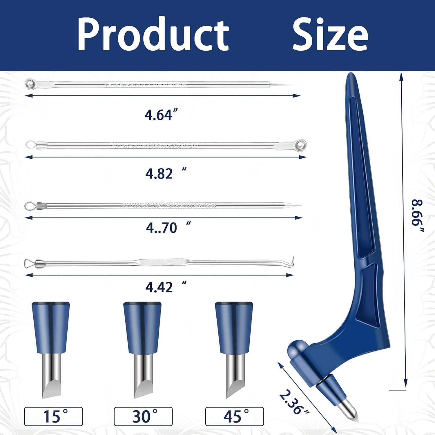360 Rotating Craft Cutting Tools Set 1 Pieces Specialty Gyro Cutting Tools with 3 Pieces 360-Degree Rotating Carbon Steel Replacement Blade and Cutting Mat for DIY Craft Scrapbooking Stencil Supplies