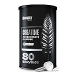 BIRDMAN Micronized Creatine Monohydrate Powder, Muscle Recovery, Caffeine Free, Creatine Pre Workout, Vegan, Post Workout, Gluten Free, Sugar Free | 80 Servings (5 Grams Each) | 0.8lb