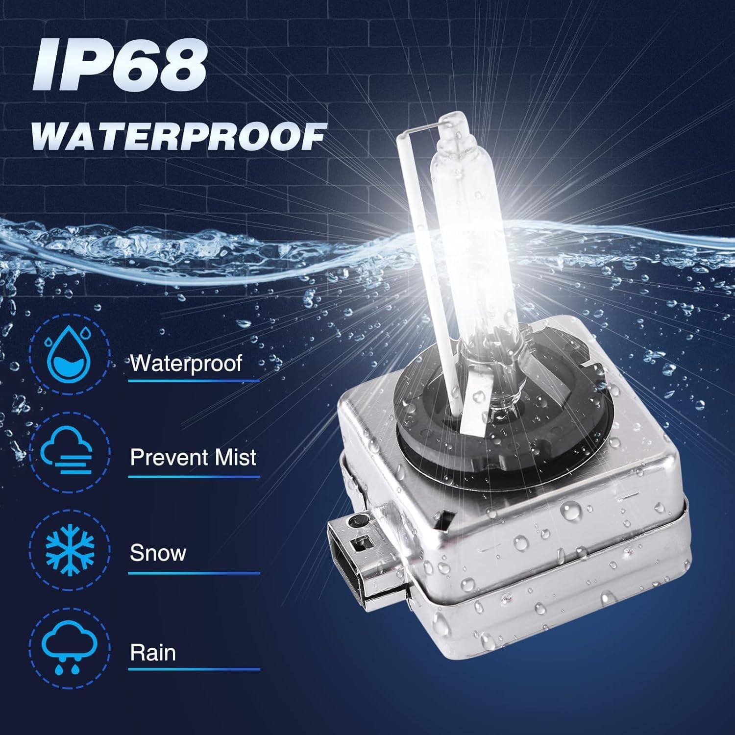 Headlight Control Module, Ballast Headlight Modul, Xenon HID Ballast, Compatible for Porsche Cayenne 2008-2010 95563119402 95563119403