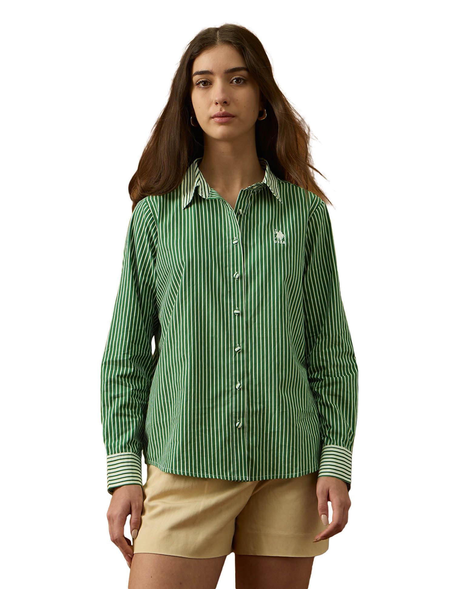 u.s. polo assn. Women's Regular Fit Shirt (UWAW25SHT271-picture-16