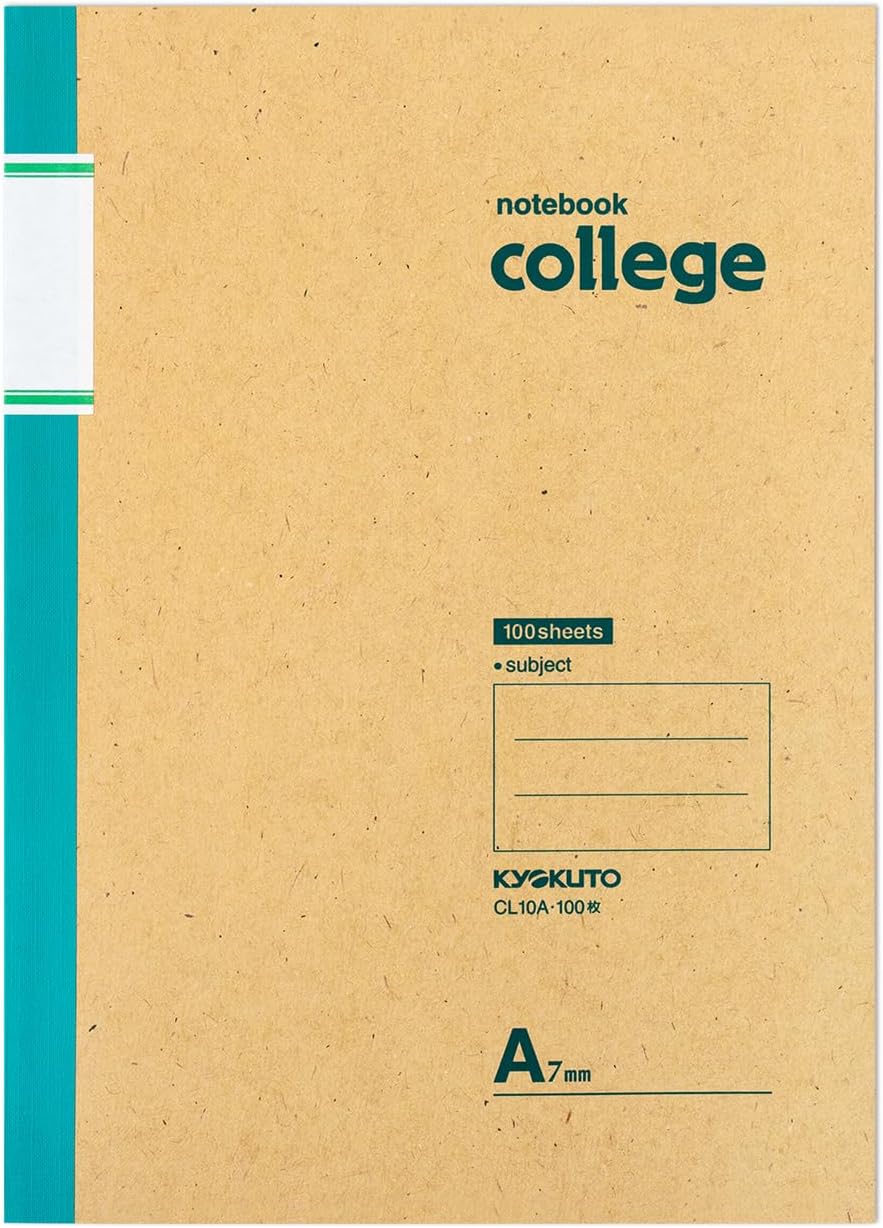 キョクトウ・アソシエイツ Kyokuto CL10A Notebook, College A-Ruled, B5, 100 Sheets