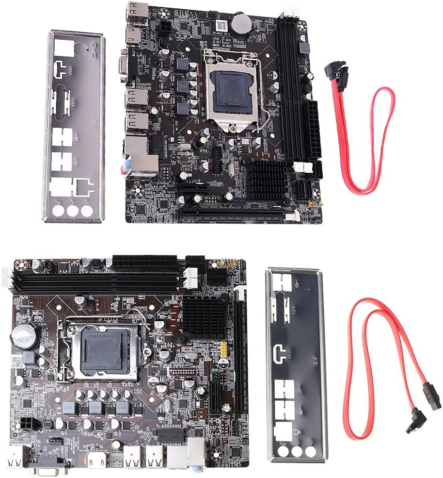 Scheda Madre H61-ME Mini ITX LGA1155 – DDR3 Doppio Canale, VGA, HDMI, 10 USB 2.0, WiFi M.2 E NVMe M.2, Per PC Desktop
