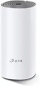 TP-Link Sistema de malha WiFi Deco E4 para toda a casa, sem costura e rápido (AC1200) para trabalho doméstico grande com Amazon Echo/Alexa, substituição de roteador e impulsionador de WiFi, controle
