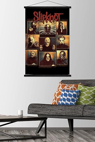 Miniatura 14 de Trends International Slipknot - Póster de pared a prueba de balas, 34 pulgadas de largo x 22.4 W, paquete de póster y clip prémium Paquete de póster