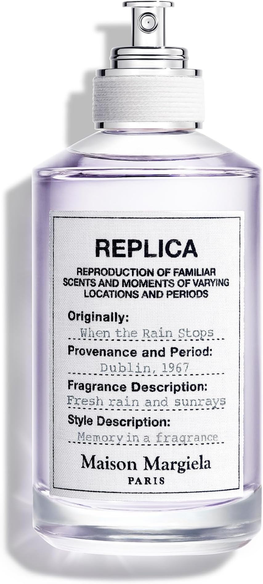 Replica - When the Rain Stops Eau de Toilette - Fresh Fragrance - With Acquatic Accord, Isparta Rose Petal & Patchouli