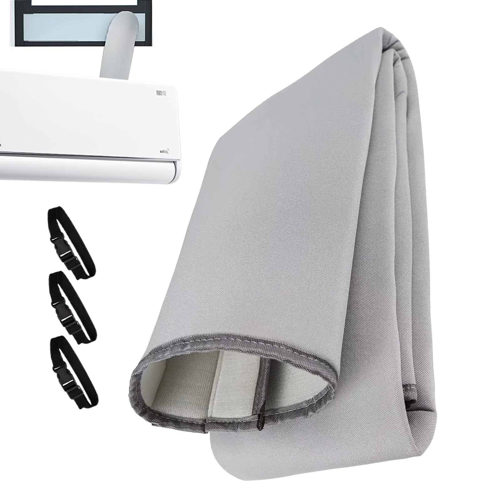 Isolation de tuyau AC portable avec 3 sangles réglables pour maison et caravane