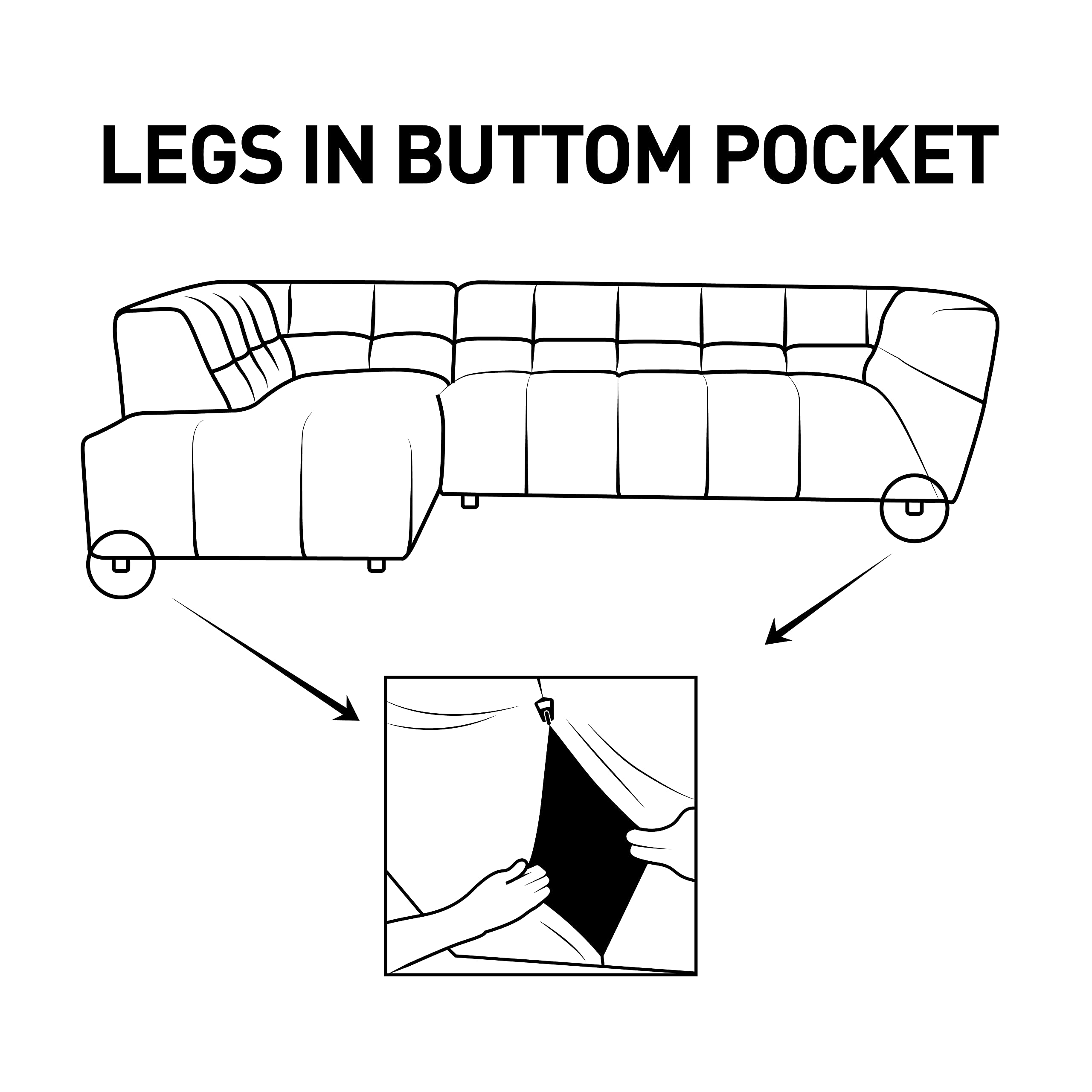 Buy Acanva Luxury MidCentury Velvet Tufted Low Back Sofa Set LShape 2