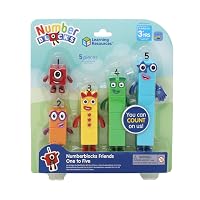 Learning Resources Amici Numberblocks da Uno a Cinque, Giocattoli da collezione ufficiali