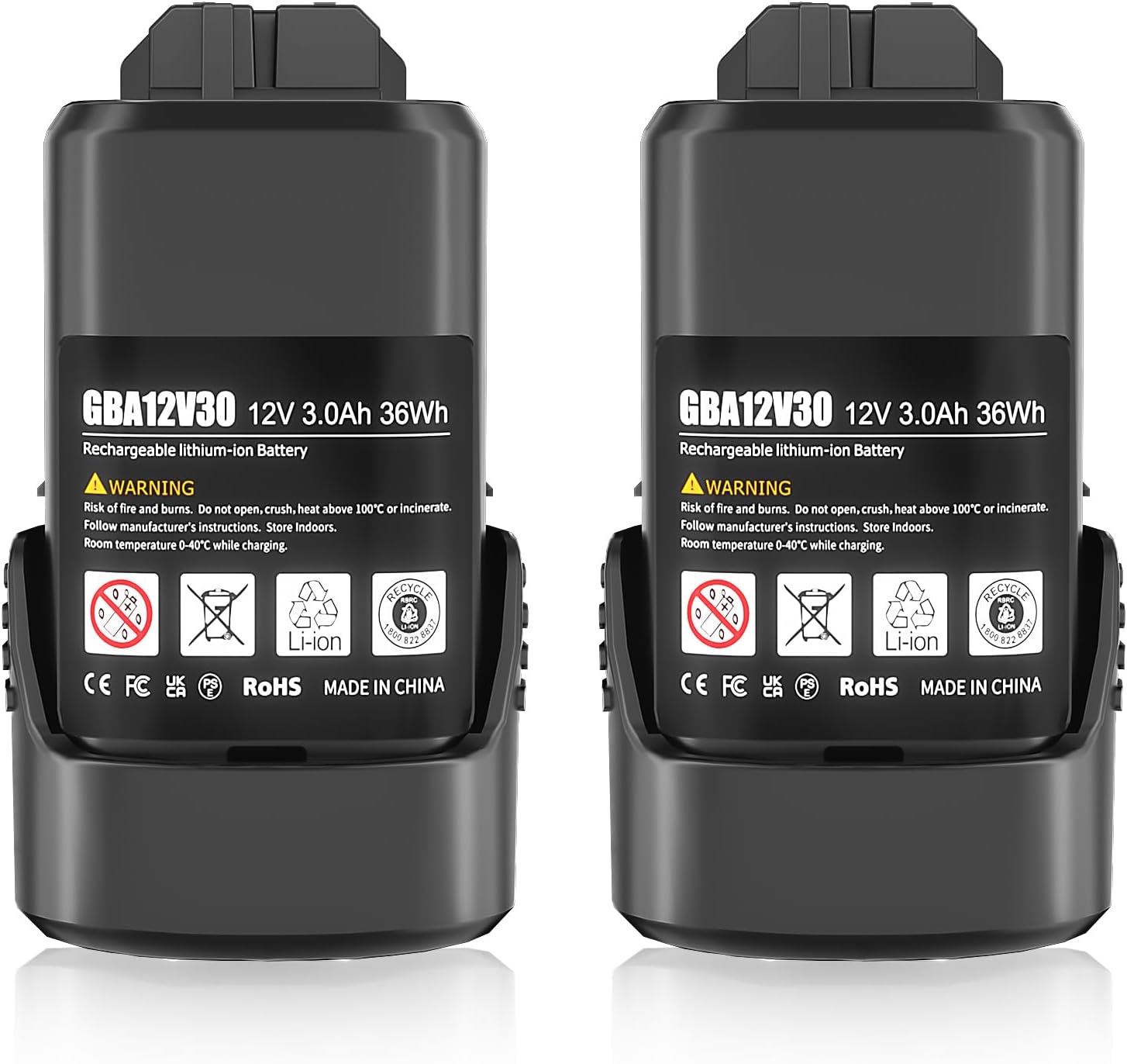 2-Pack DSANKE 12-Volt 3.0Ah Lithium Batteries Pack Compatible with Dremel 12V Battery Replacement B815-01 B816-01 8240 8250 8260 Rotary Tools (Not for 8200 8220 8300)