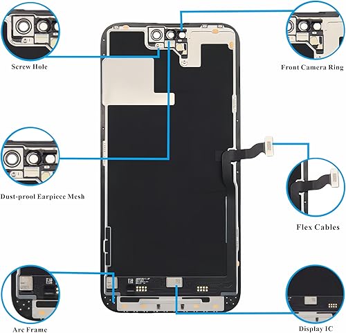 Miniatura 6 de ZTR Reemplazo de pantalla para iPhone 11 Pro, reemplazo de pantalla LCD de 5.8 pulgadas y digitalizador táctil, montaje completo con kits de