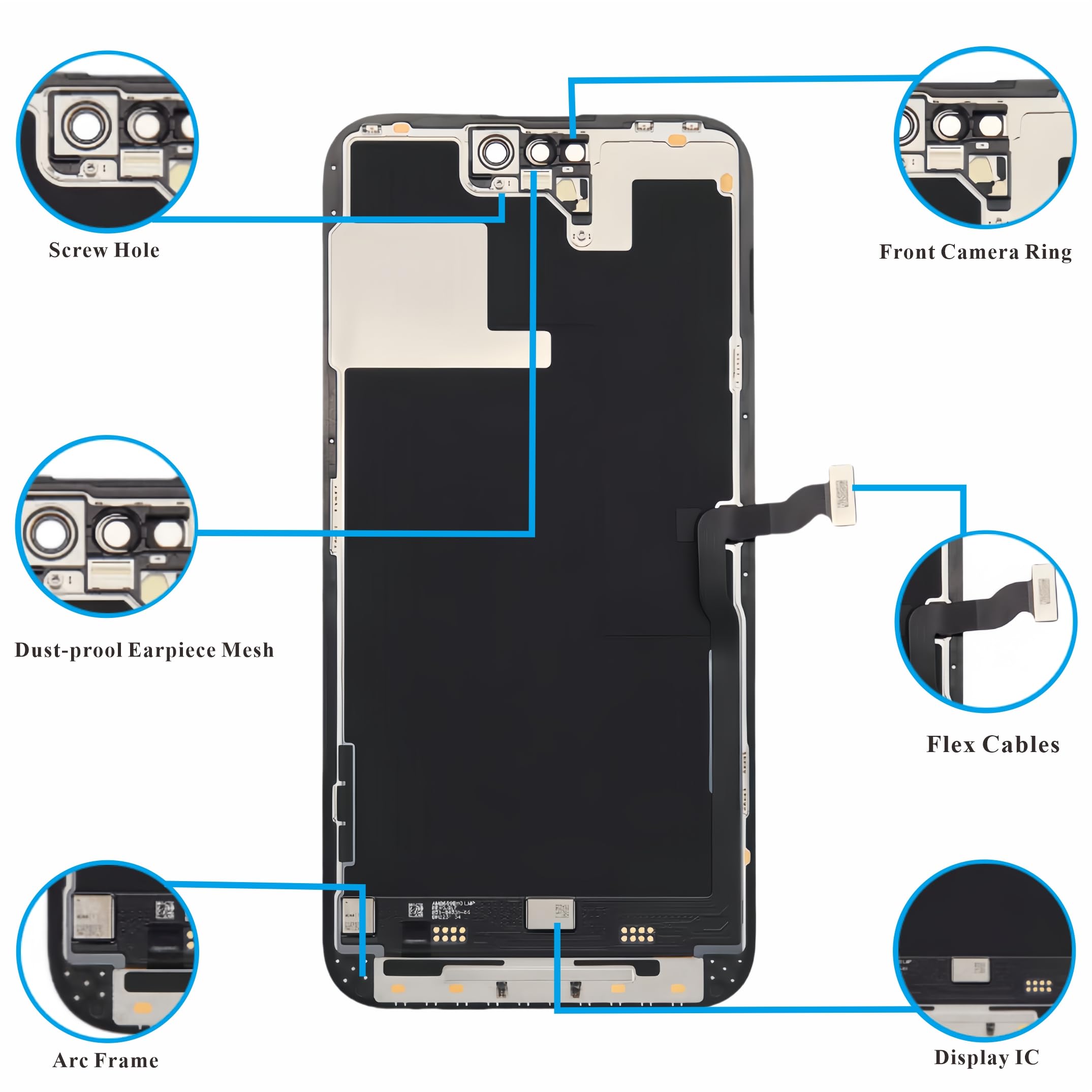 Amazon.com: ZTR for iPhone 13 Pro Max Screen Replacement
