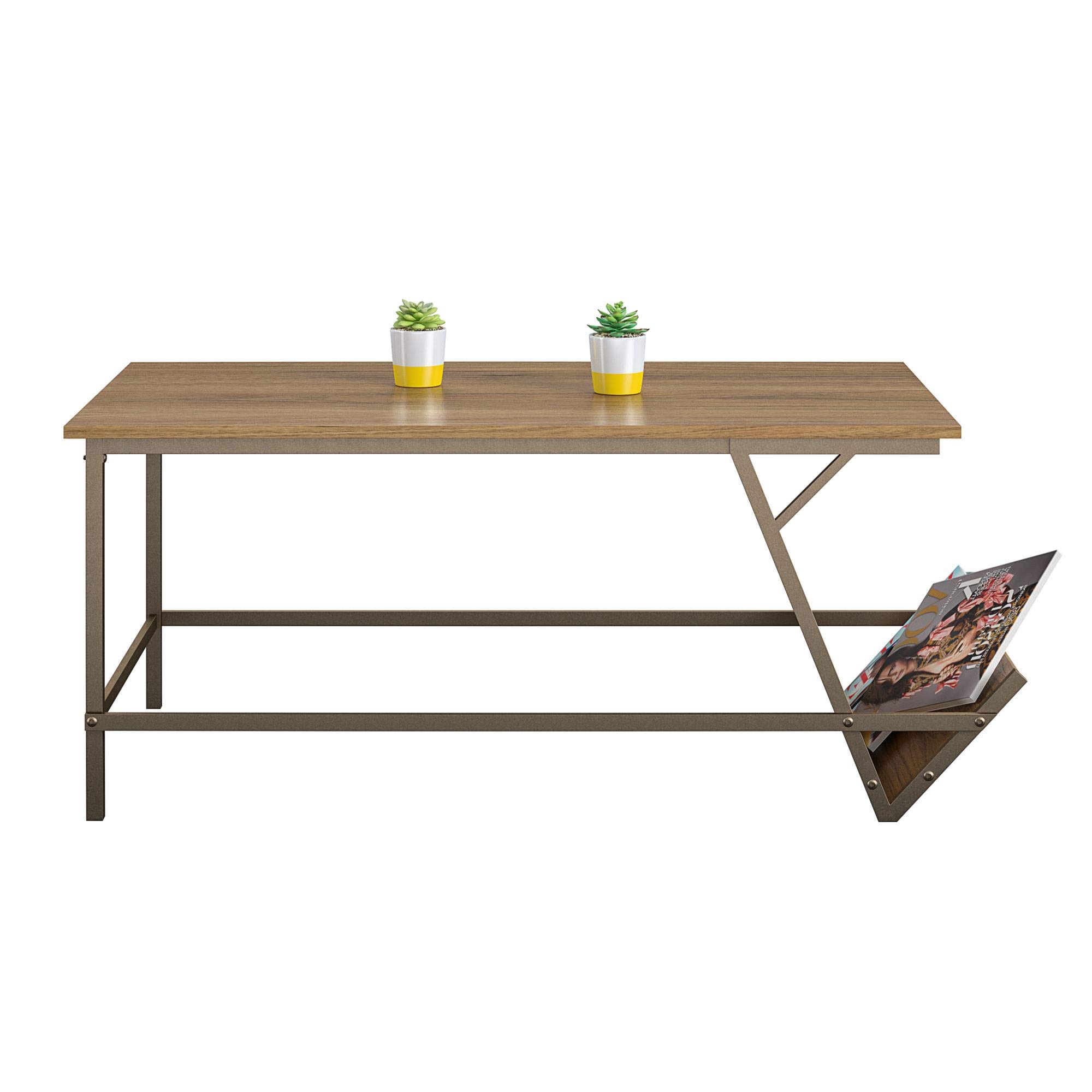 Novogratz Regal Coffee Table In Walnut Look from B&Q