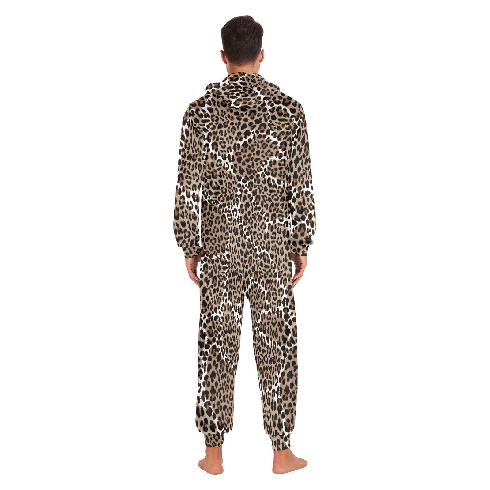junzan Jaguar nowoczesny kombinezon z nadrukiem dla dorosłych unisex kombinezon dla dorosłych odzież domowa piżama kostium z kapturem