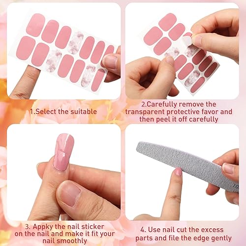 Miniatura 4 de Maitys 560 piezas Jamberry - Calcomanías de esmalte de uñas reales, calcomanías de esmalte de uñas, tiras de esmalte de uñas, calcomanías de