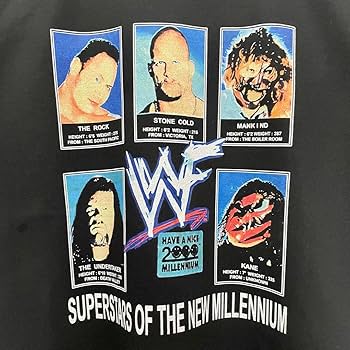 Amazon.co.jp: WWF スーパースター Tシャツ プロレス 2XLサイズ
